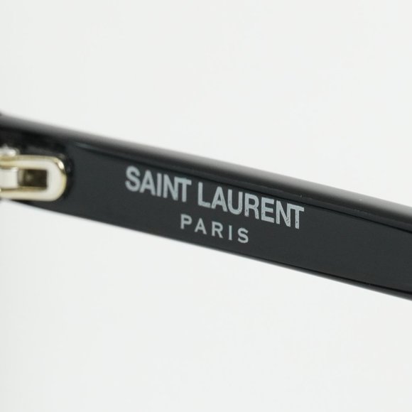 💯 NEW SAINT LAURENT SL504 001 WOMENS BLACK EYEGLASSES - Picture 8 of 11